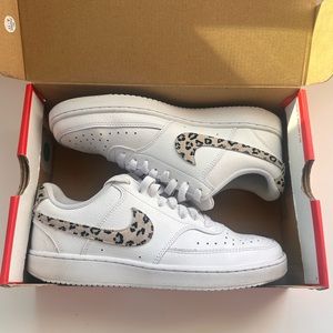 Nike Court Vision Low White/Desert Sand-Black Size 8.5